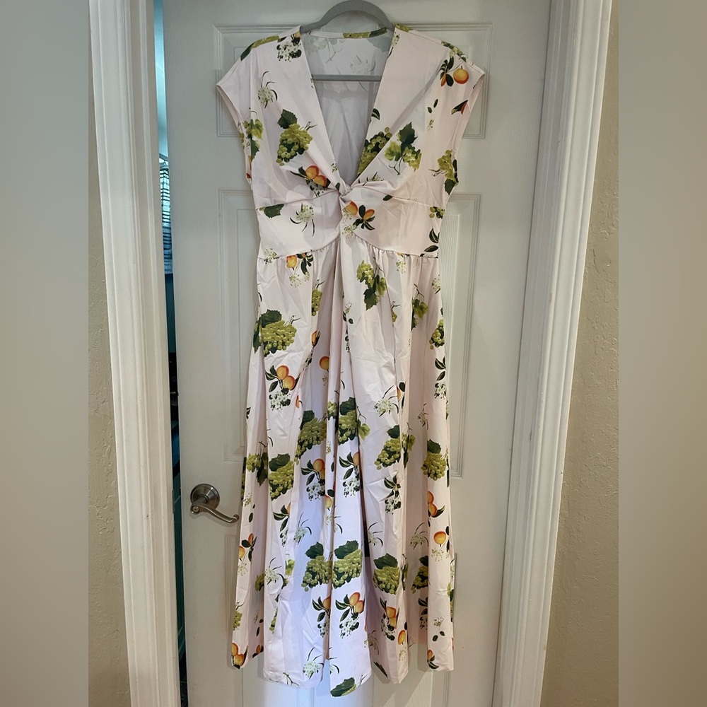 Citrus Print Dress - last chance